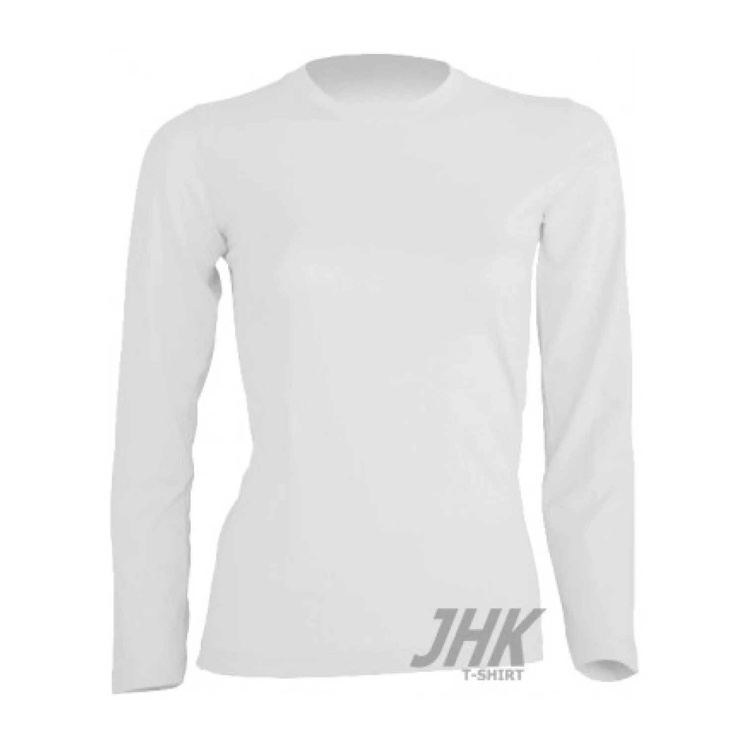 JHK Women's t-shirt long sleeves navy White