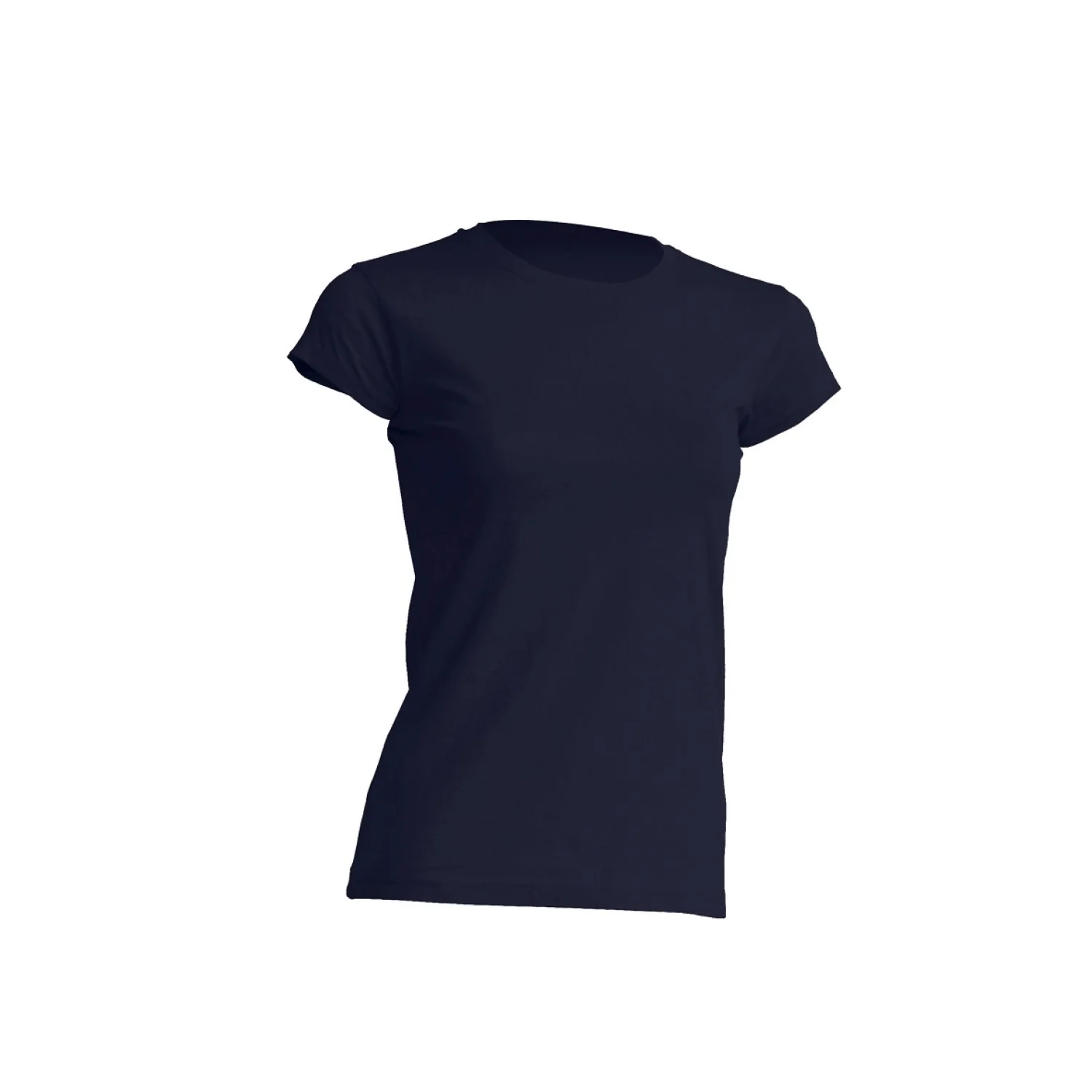 JHK Women's t-shirt V-neck orange Navy