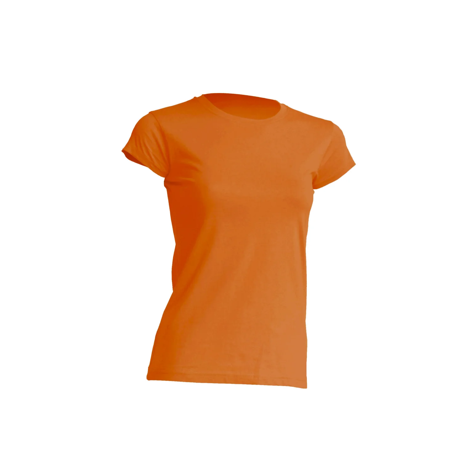 JHK Women's t-shirt V-neck orange Orange