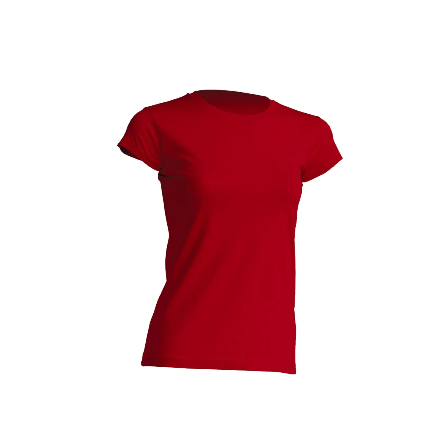 JHK Women's t-shirt V-neck orange Red