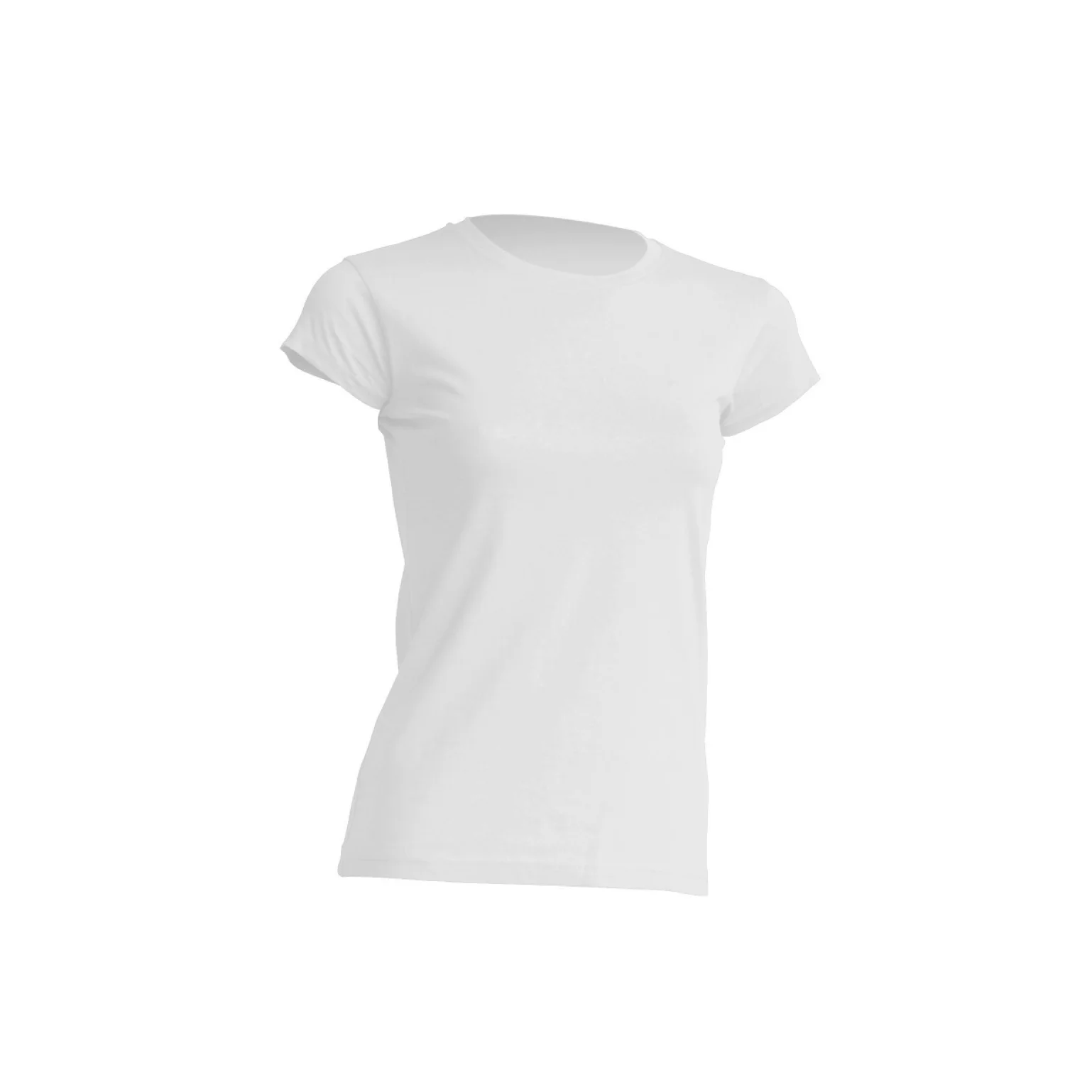 JHK Women's t-shirt V-neck orange White