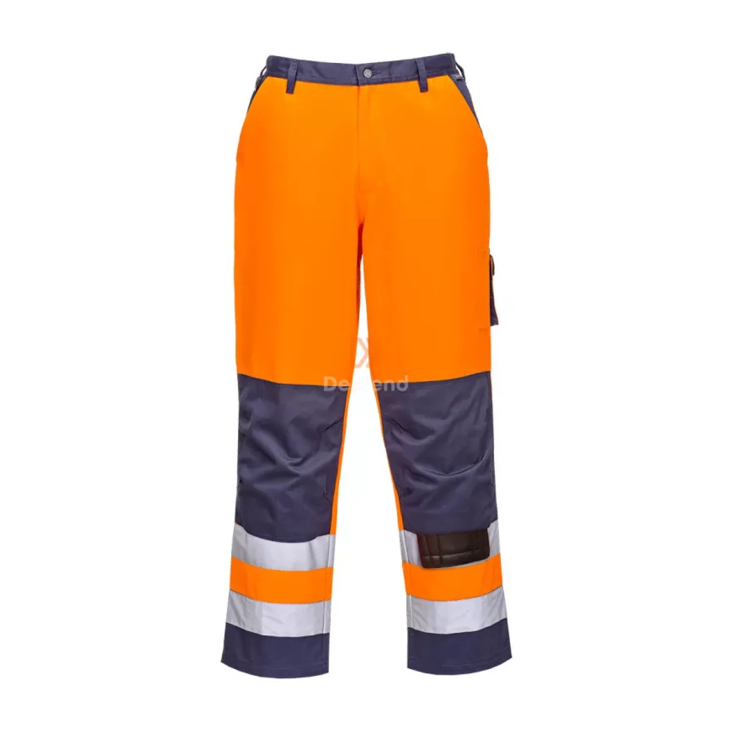 Portwest Lyon Hi-Vis nadrág narancs / tengerészkék
