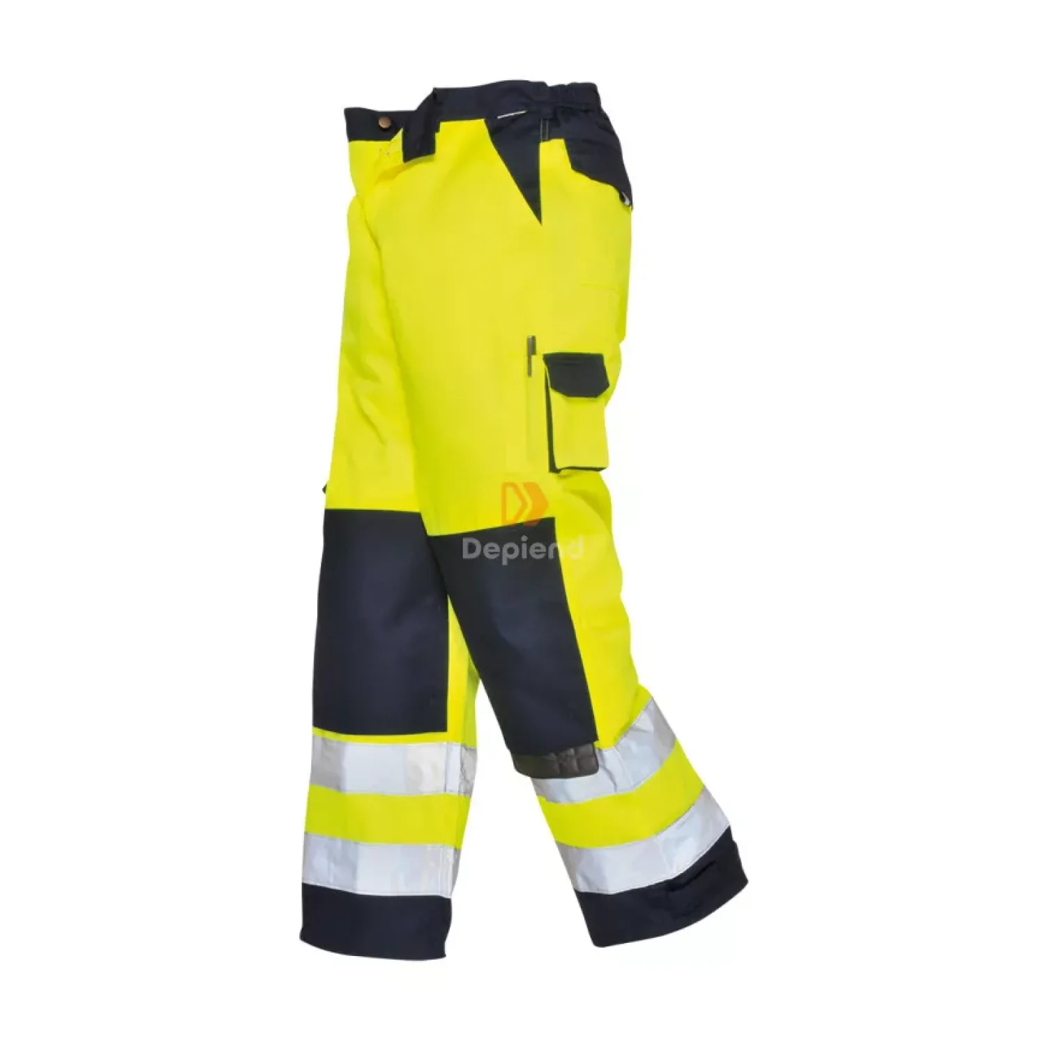 Portwest Lyon Hi-Vis nadrág sárga / tengerészkék