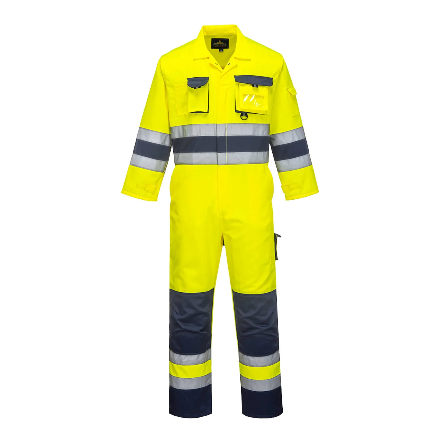 Portwest Nantes Hi-Vis overál Sárga/Navy