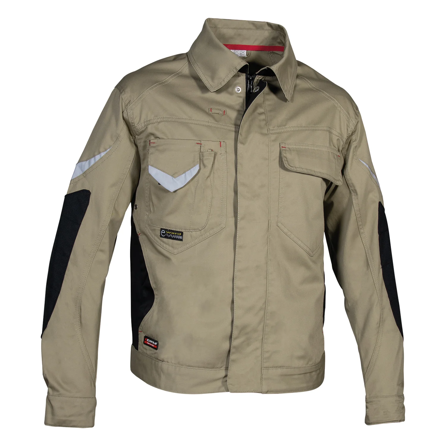COFRA Workmaster munkaruha felső Khaki/fekete