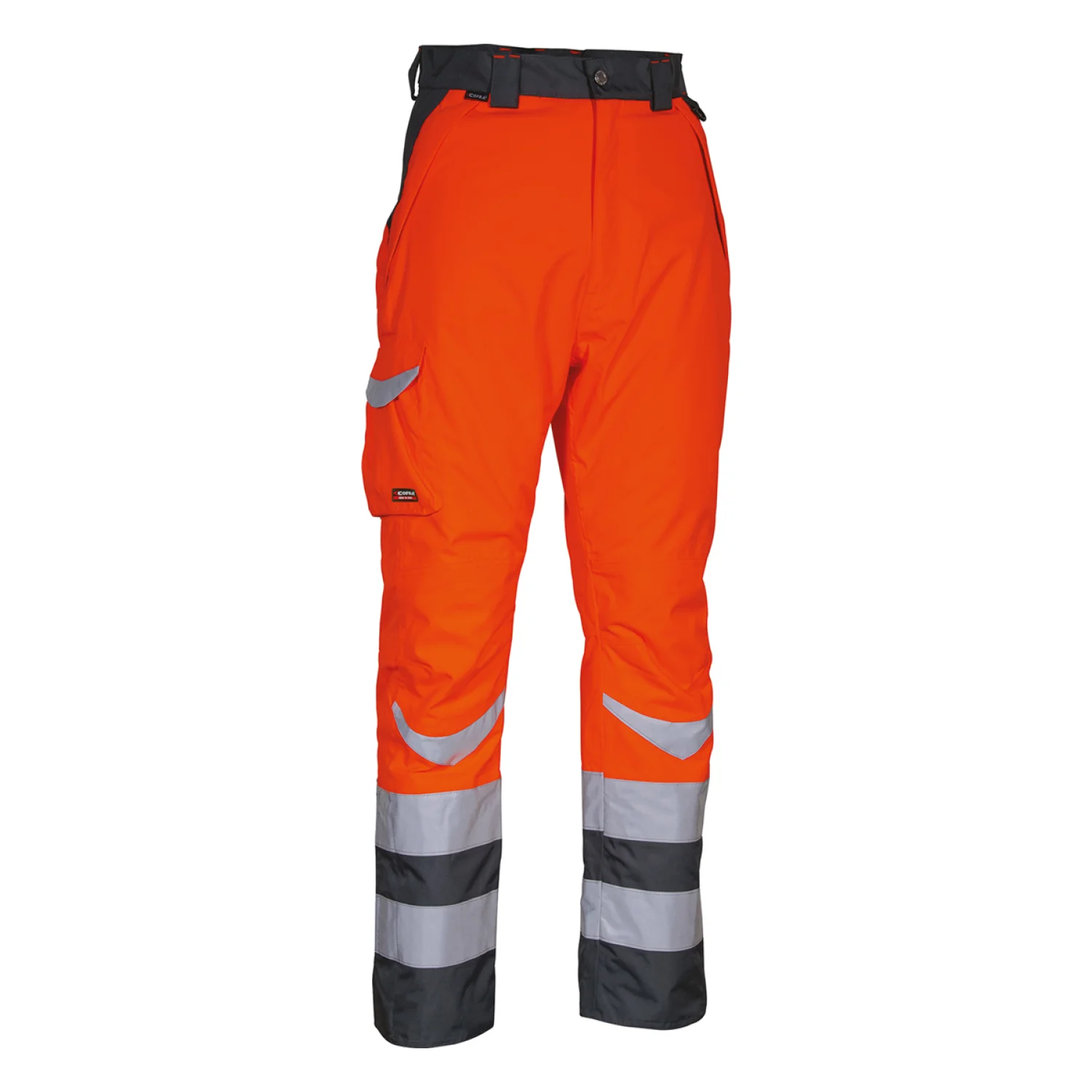 COFRA Safe láthatósági bélelt derekas nadrág Narancs fluo/antrac