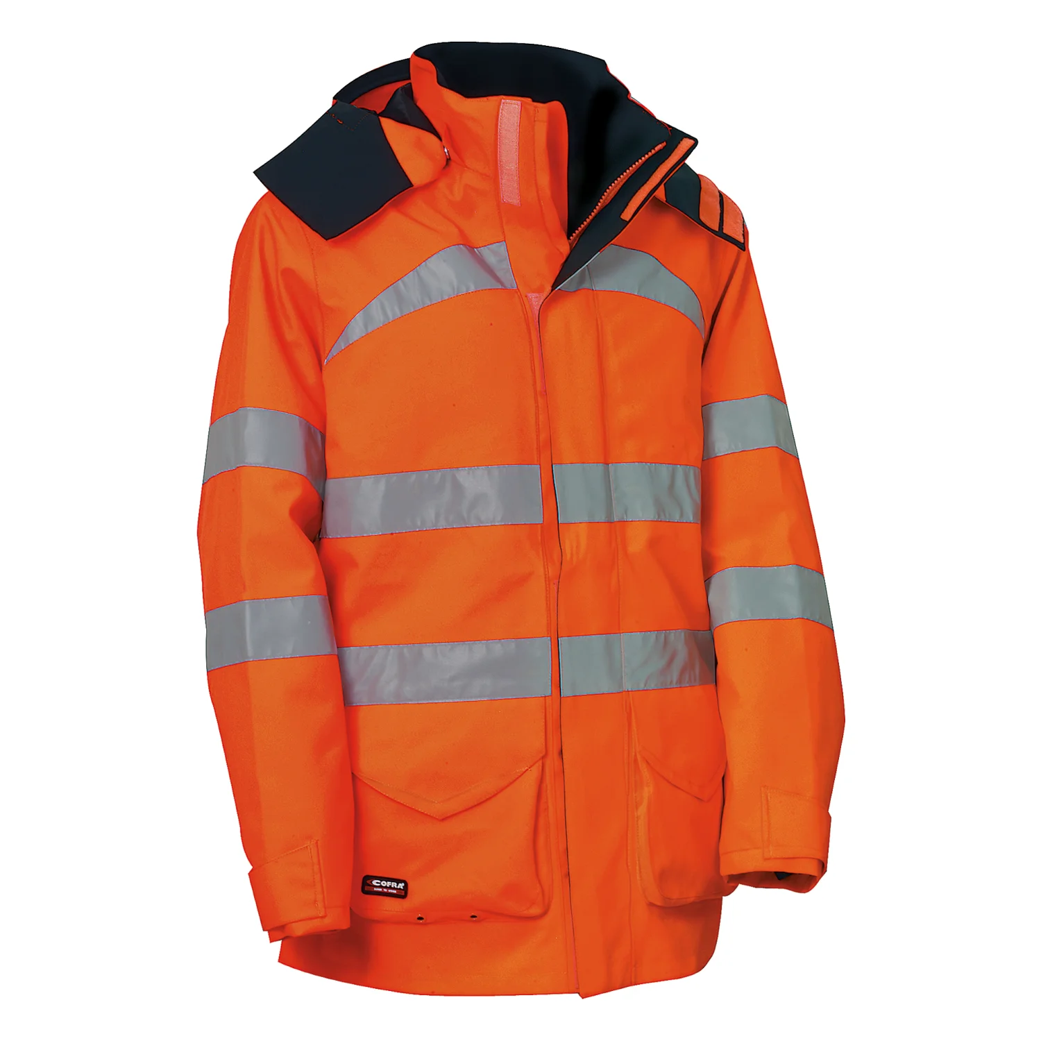 COFRA Devon gore-tex láthatósági télikabát Narancs fluo
