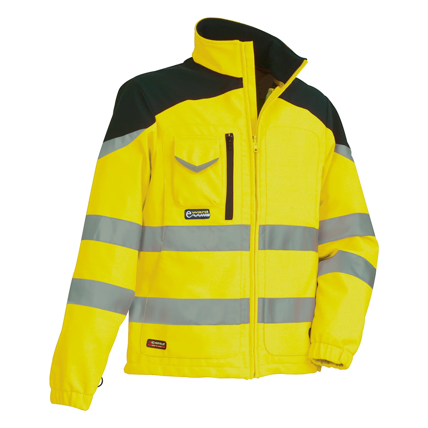 COFRA Nansen gore-tex láthatósági munkaruha felső Borostyán fluo