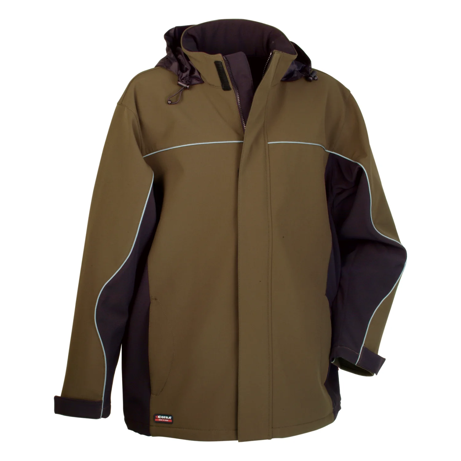 COFRA Norway softshell dzseki Barna/fekete