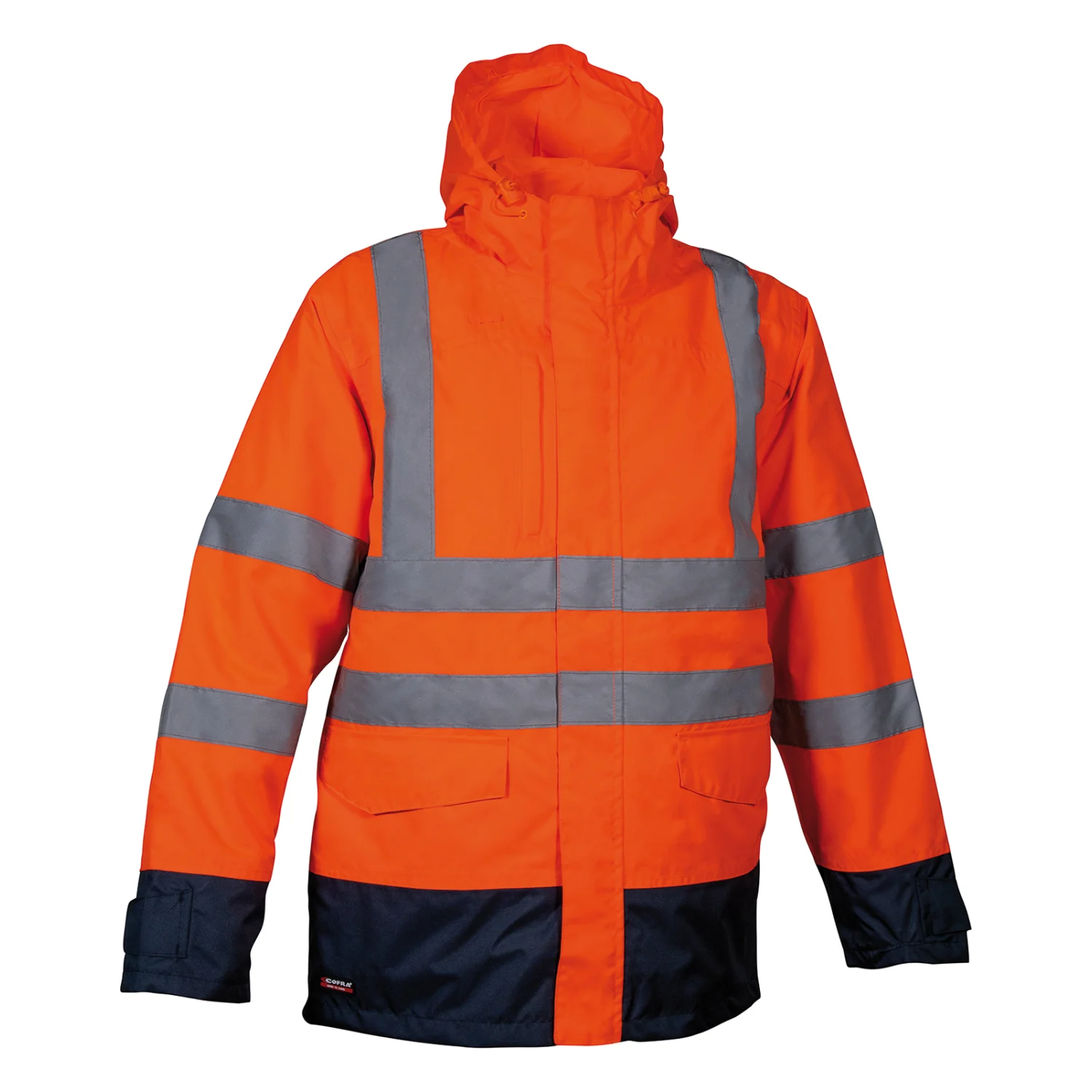 COFRA Telsen télikabát Narancs fluo/sötétkék