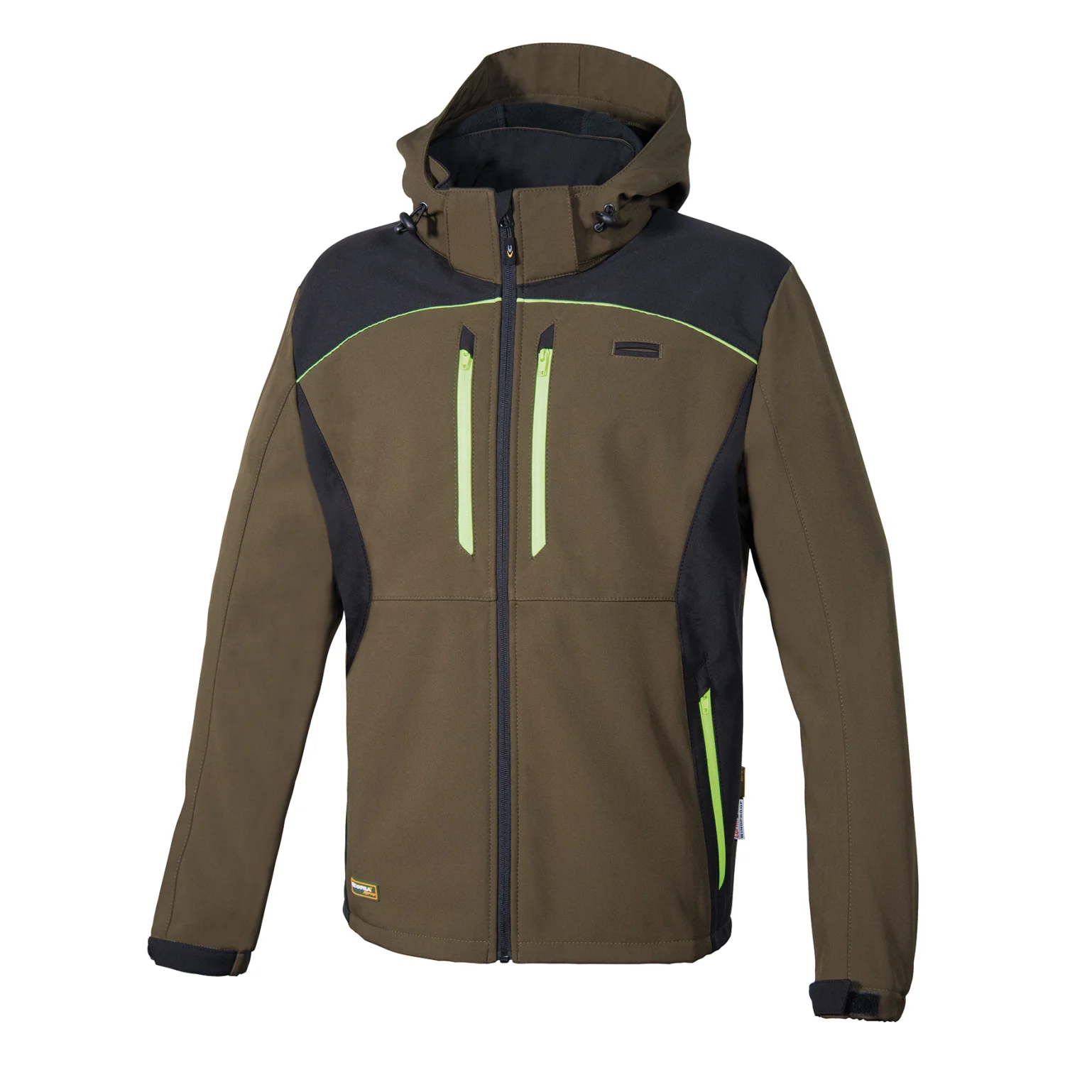 COFRA Klarbo softshell dzseki Barna/fekete/lime