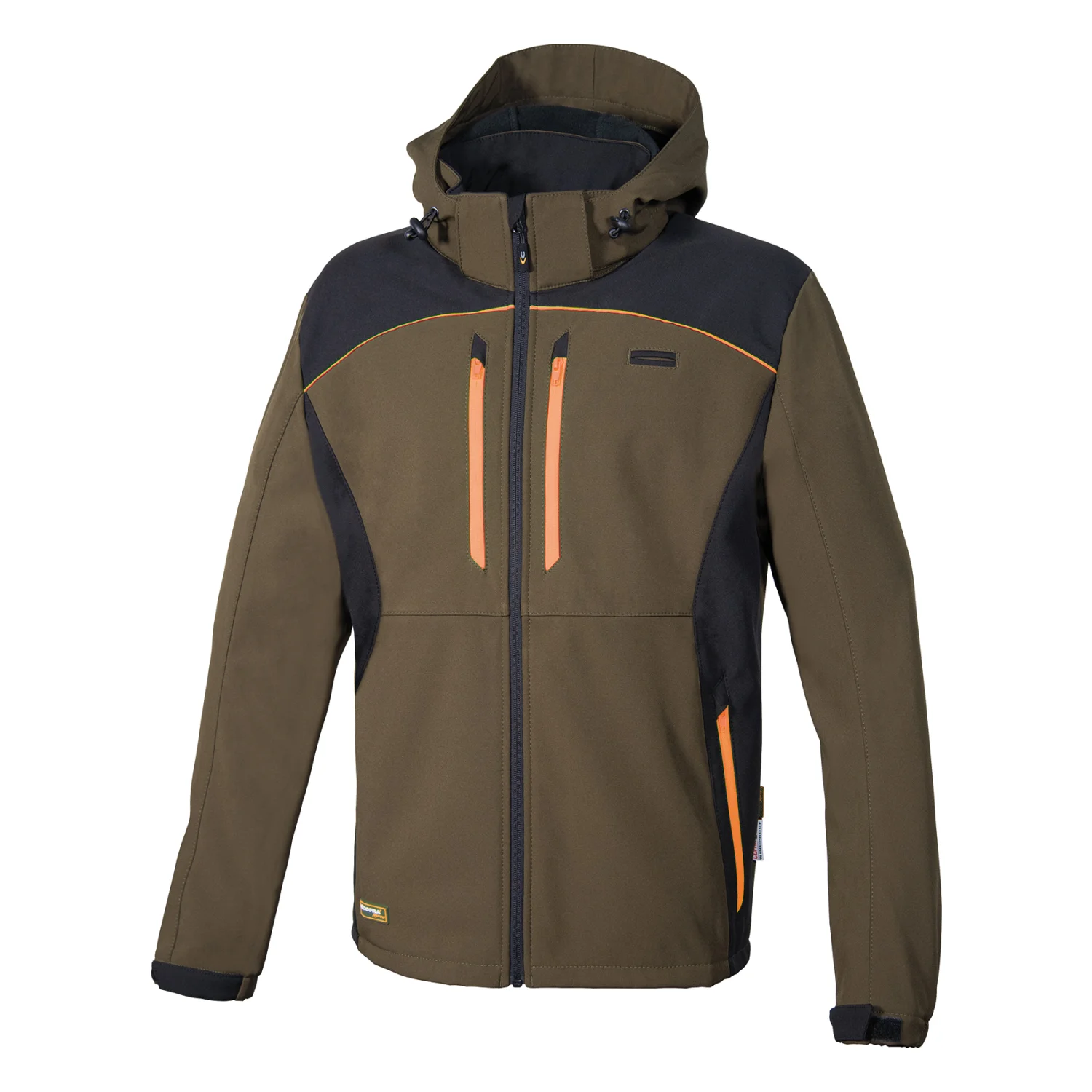 COFRA Klarbo softshell dzseki Barna/fekete/narancs