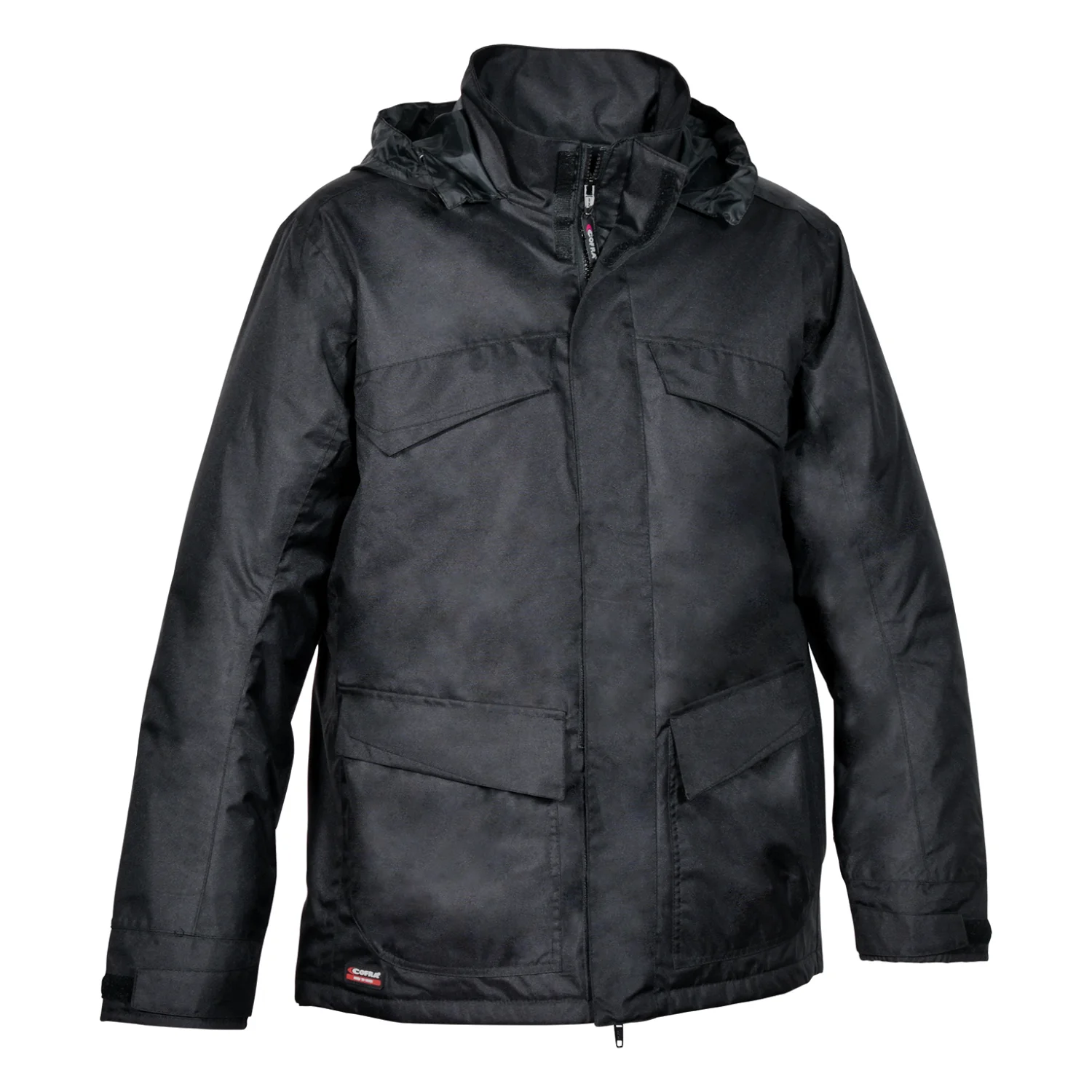 COFRA Nuvuk bélelt télikabát Fekete/fekete