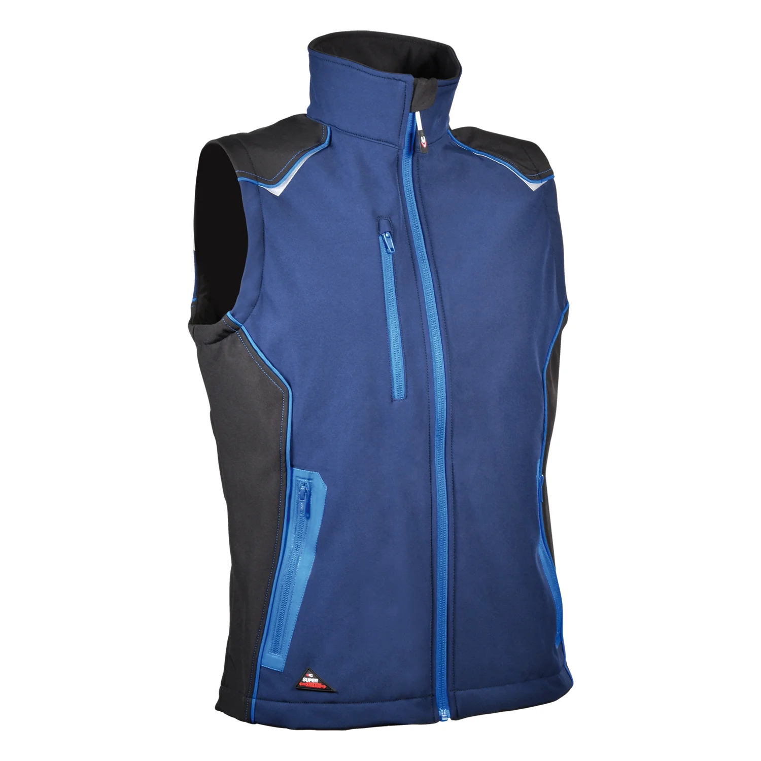 COFRA Kyzyl softshell mellény Navy/nero/royal