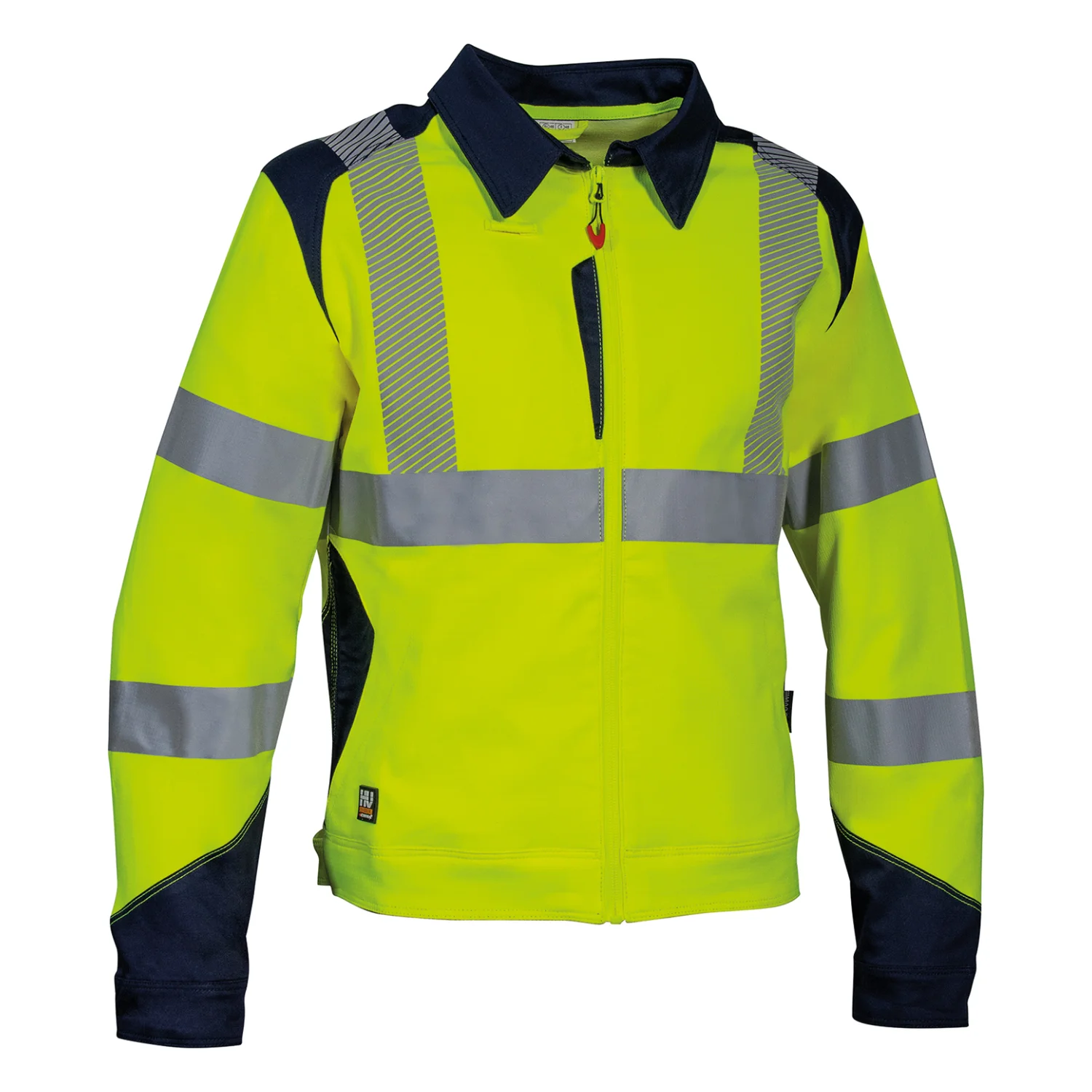 COFRA Acarigua stretch láthatósági pulóver Sárga fluo/sötétkék