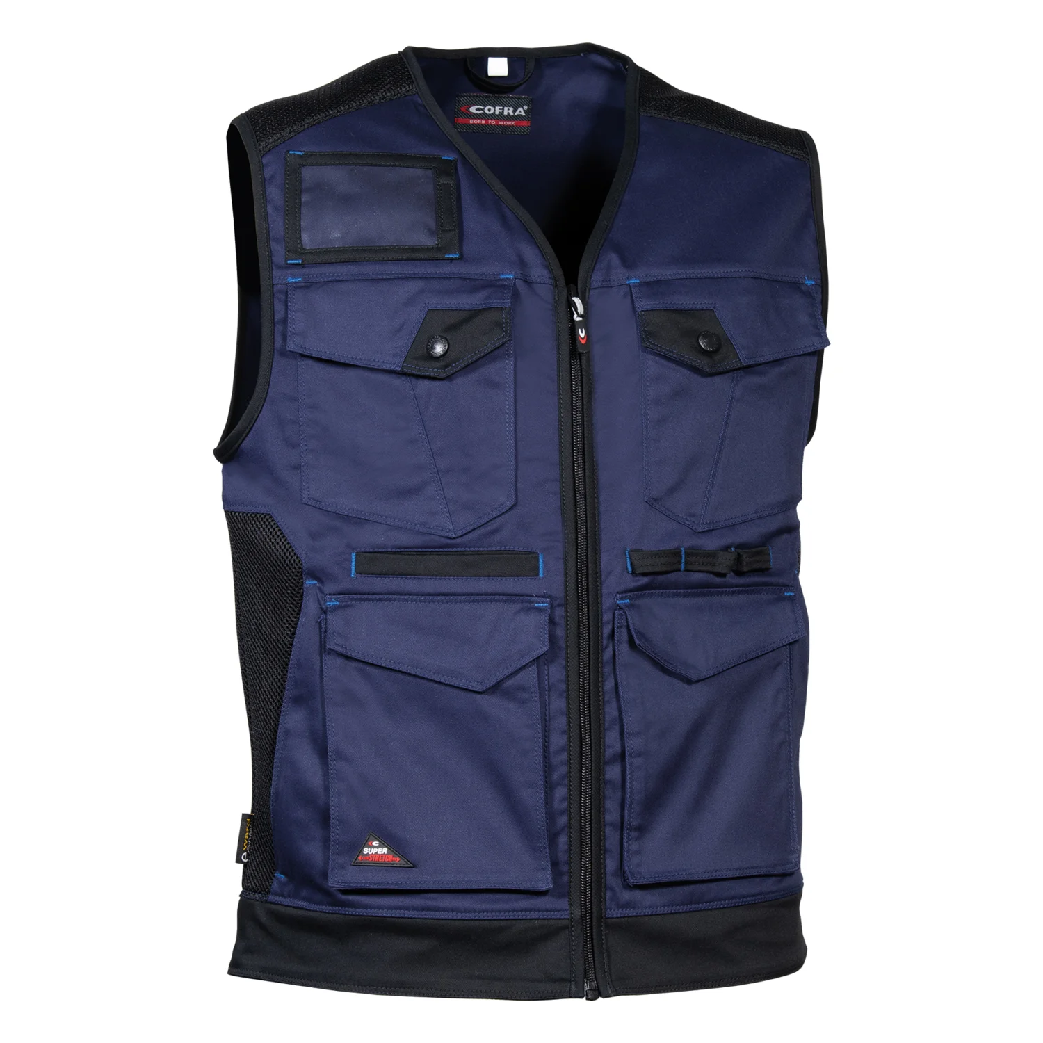 COFRA Kunir könnyű stretch mellény Navy/fekete