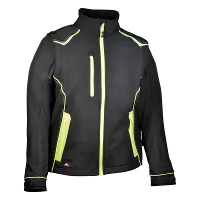 COFRA Selters (05 FEKETE/FEKETE/SÁRGA f softshell dzseki