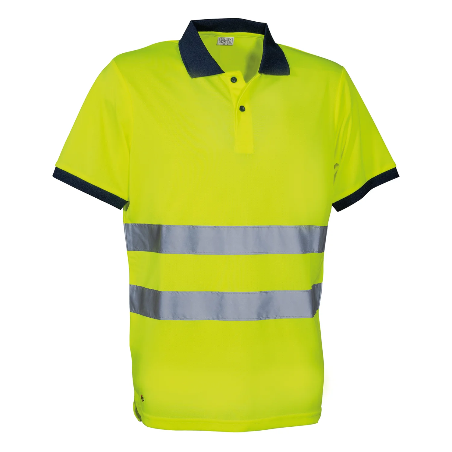 COFRA Kaduna 3 pz. láthatósági rövidujjú pólóing Hivis sárga