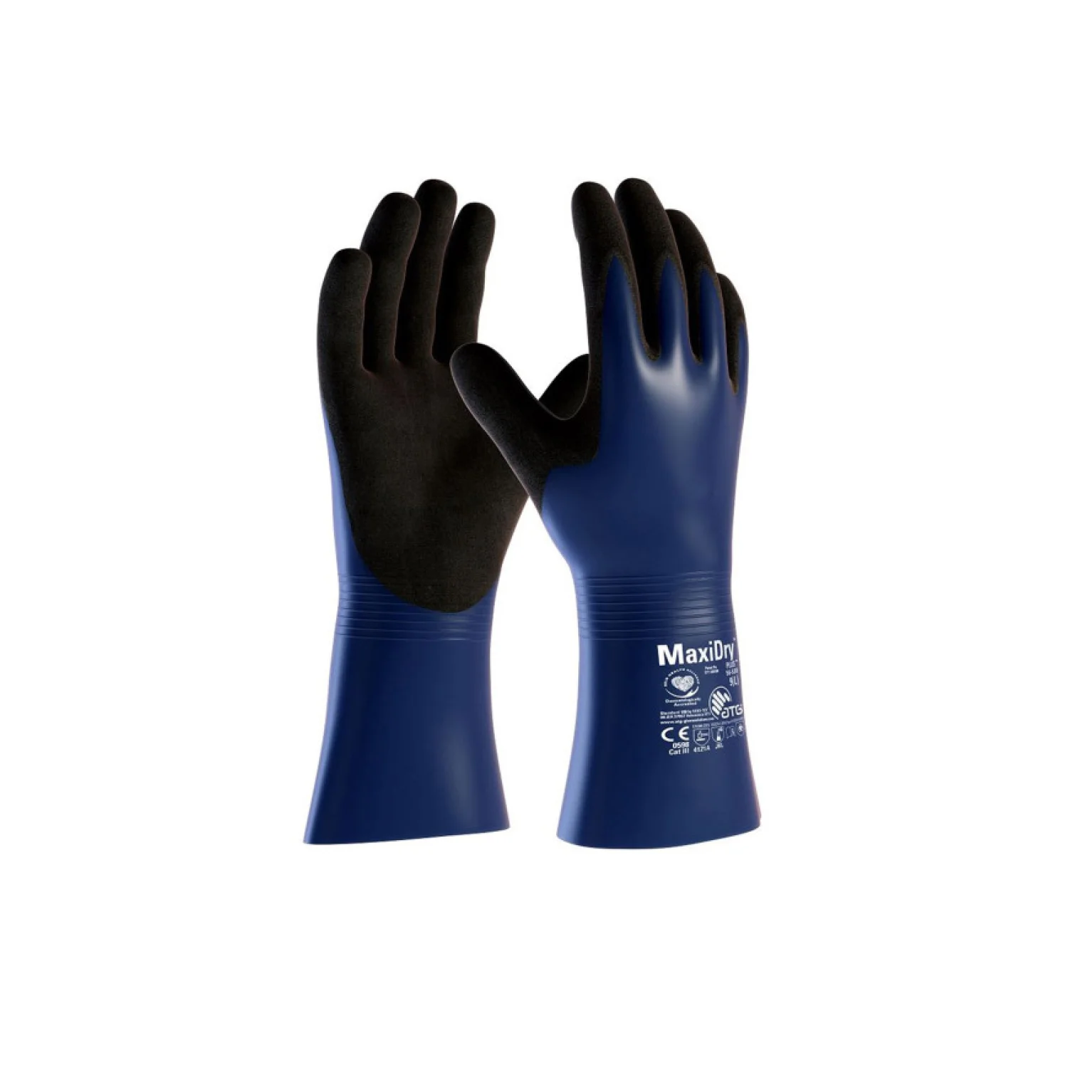 ATG® vegyszeres kesztyű MaxiDry® Plus™ 56-530 kék