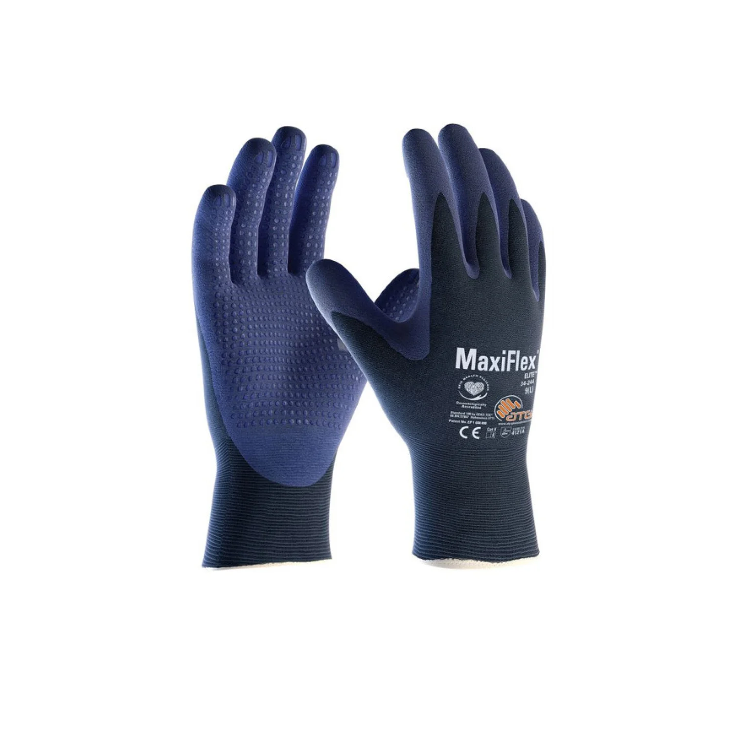 ATG MaxiFlex Elite pontozott védőkesztyű - 34-244 kék