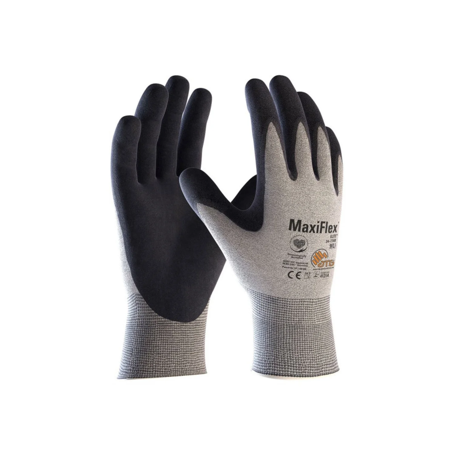 ATG® ESD kesztyű MaxiFlex® Elite™ 34-774B szürke