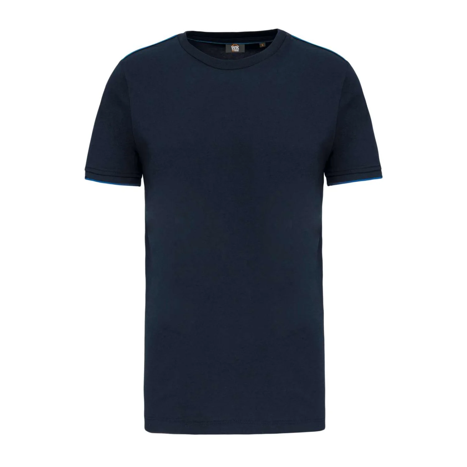 Designed To Work Férfi rövid ujjú daytoday póló Navy/Light Royal Blue