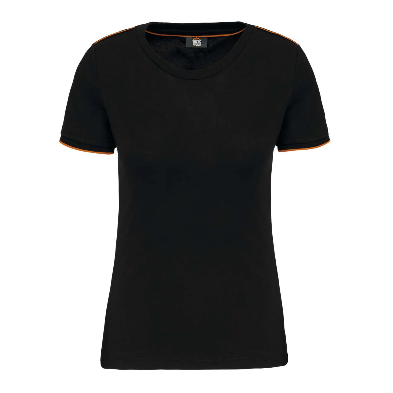 Designed To Work Női rövid ujjú daytoday póló Black/Orange