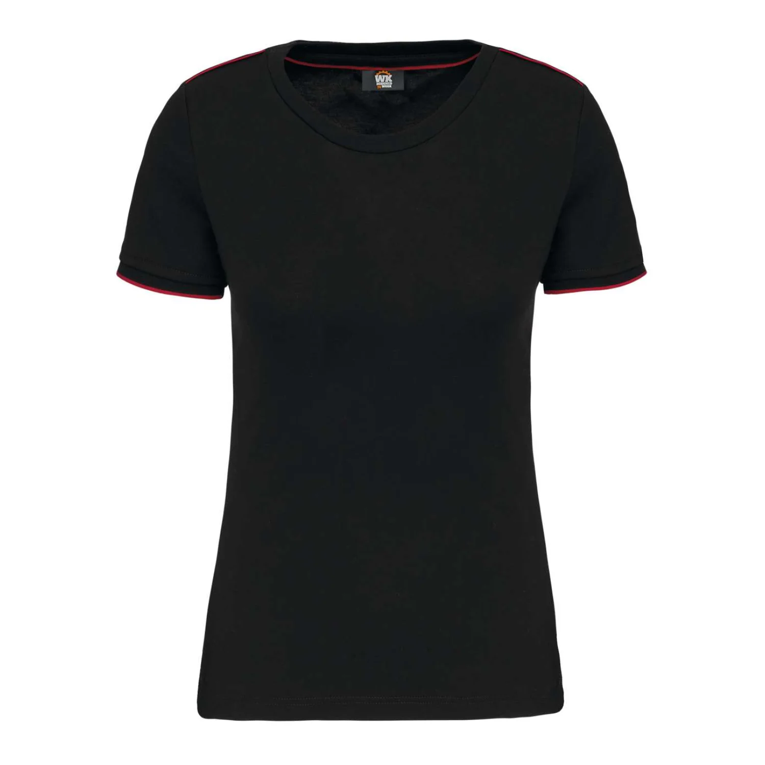 Designed To Work Női rövid ujjú daytoday póló Black/Red