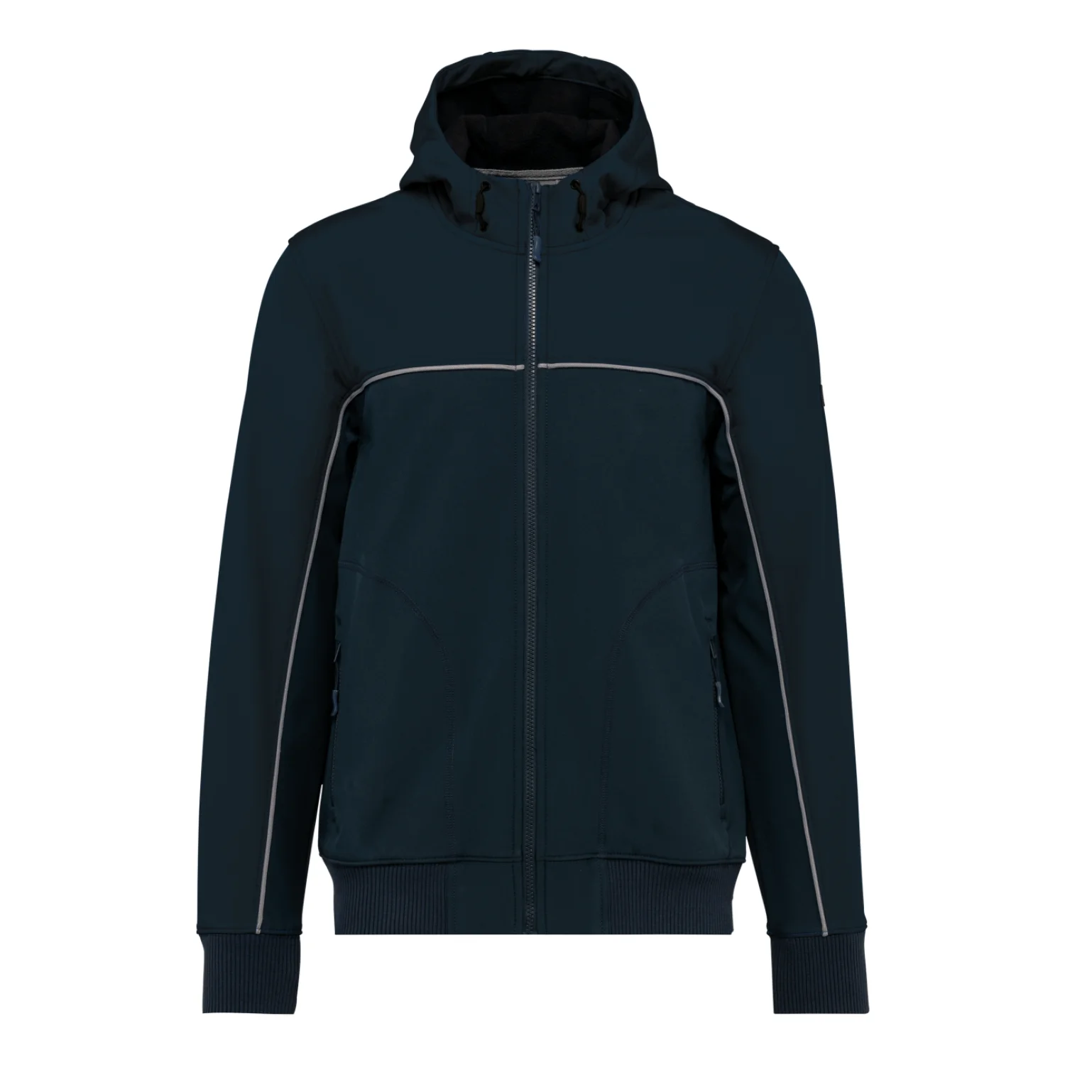 Designed To Work Uniszex háromrétegű két színű bionikus bevonattal ellátott softshell dzseki Navy