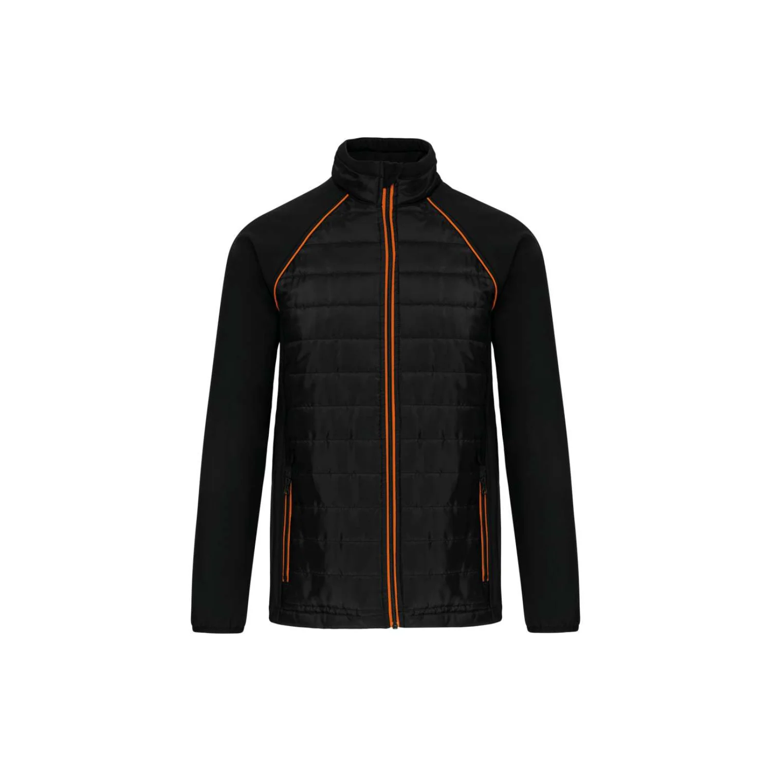 Designed To Work Uniszex daytoday dzseki kétféle anyagból Black/Orange