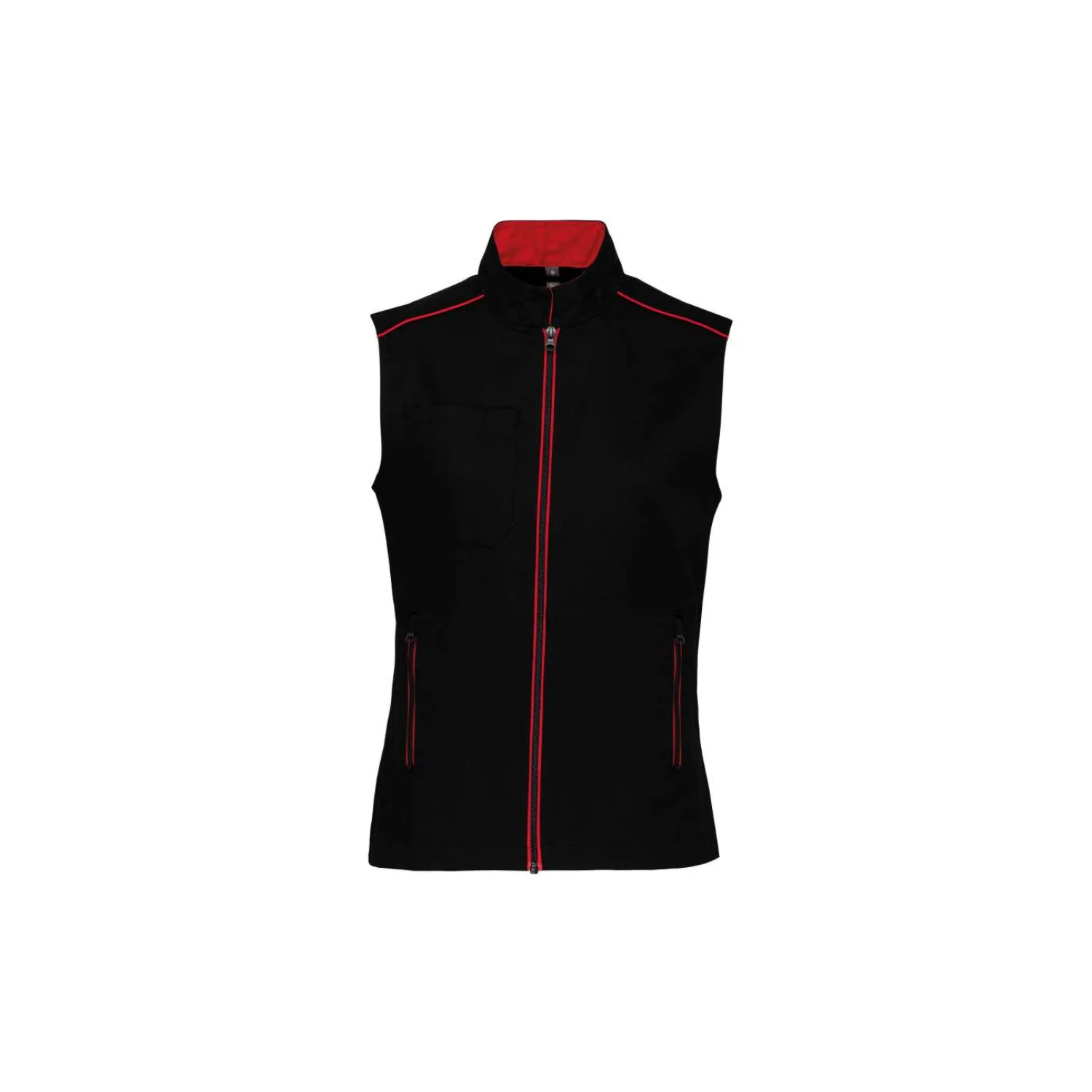 Designed To Work Női daytoday mellény Black/Red