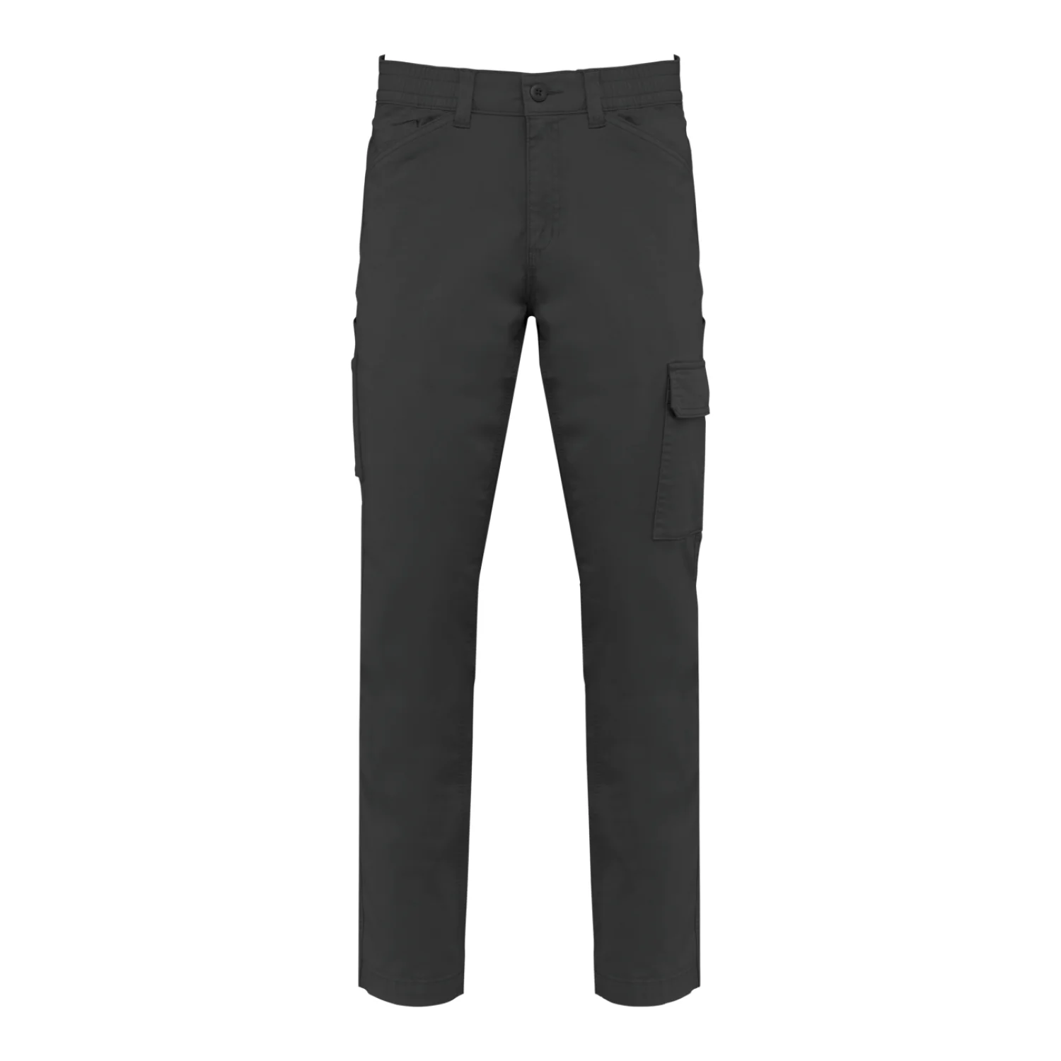 Designed To Work Uniszex pamut stretch nadrág Dark Grey