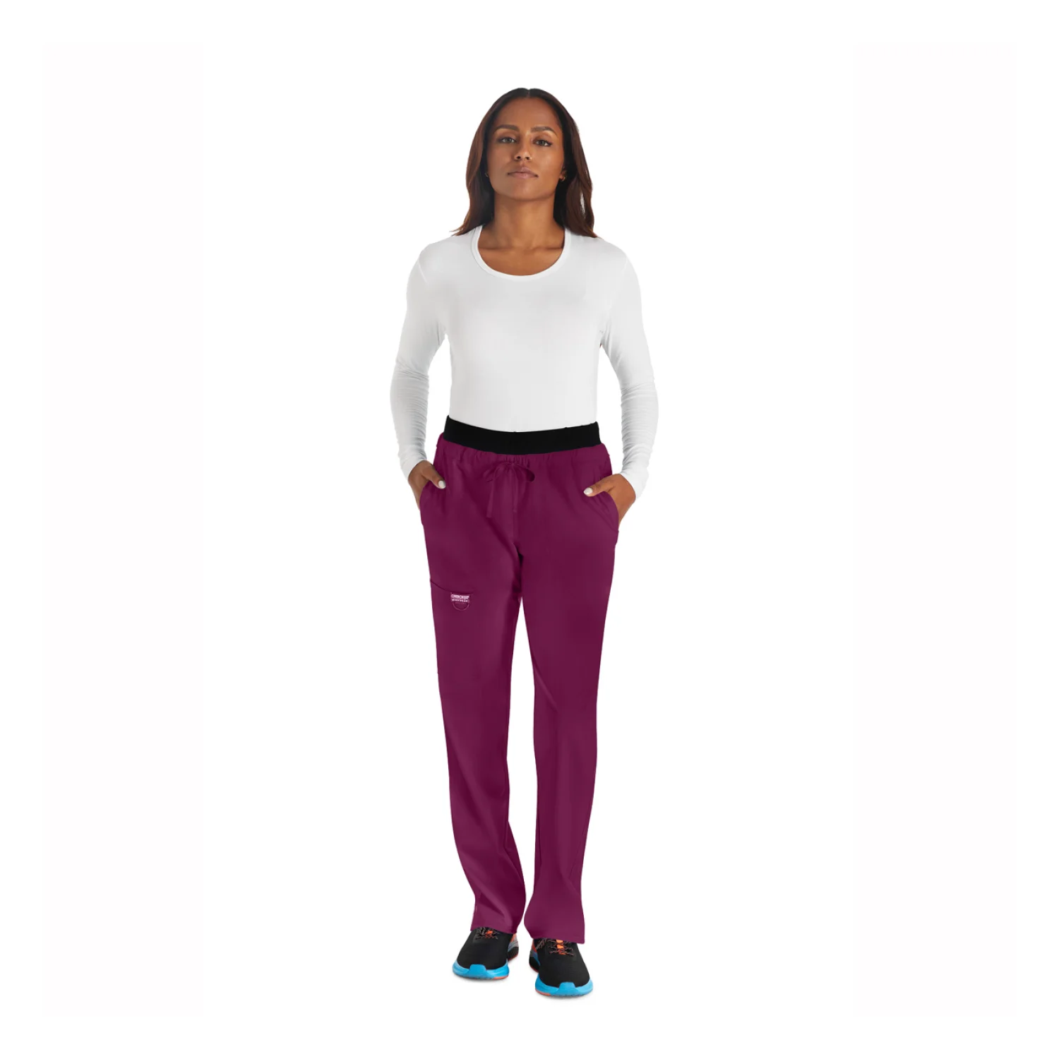 Cherokee Women´s trousers WWE105 caribbean blue Dark red