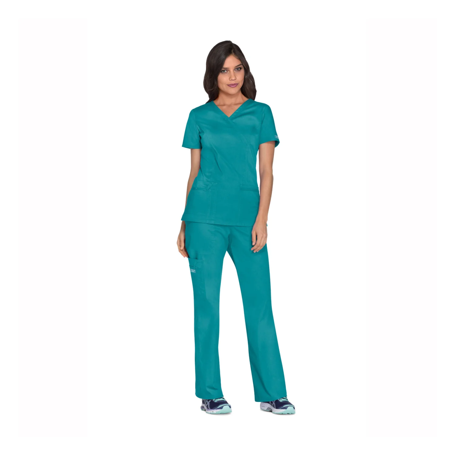 Cherokee Women's blouse WWE4728 turquoise Azure