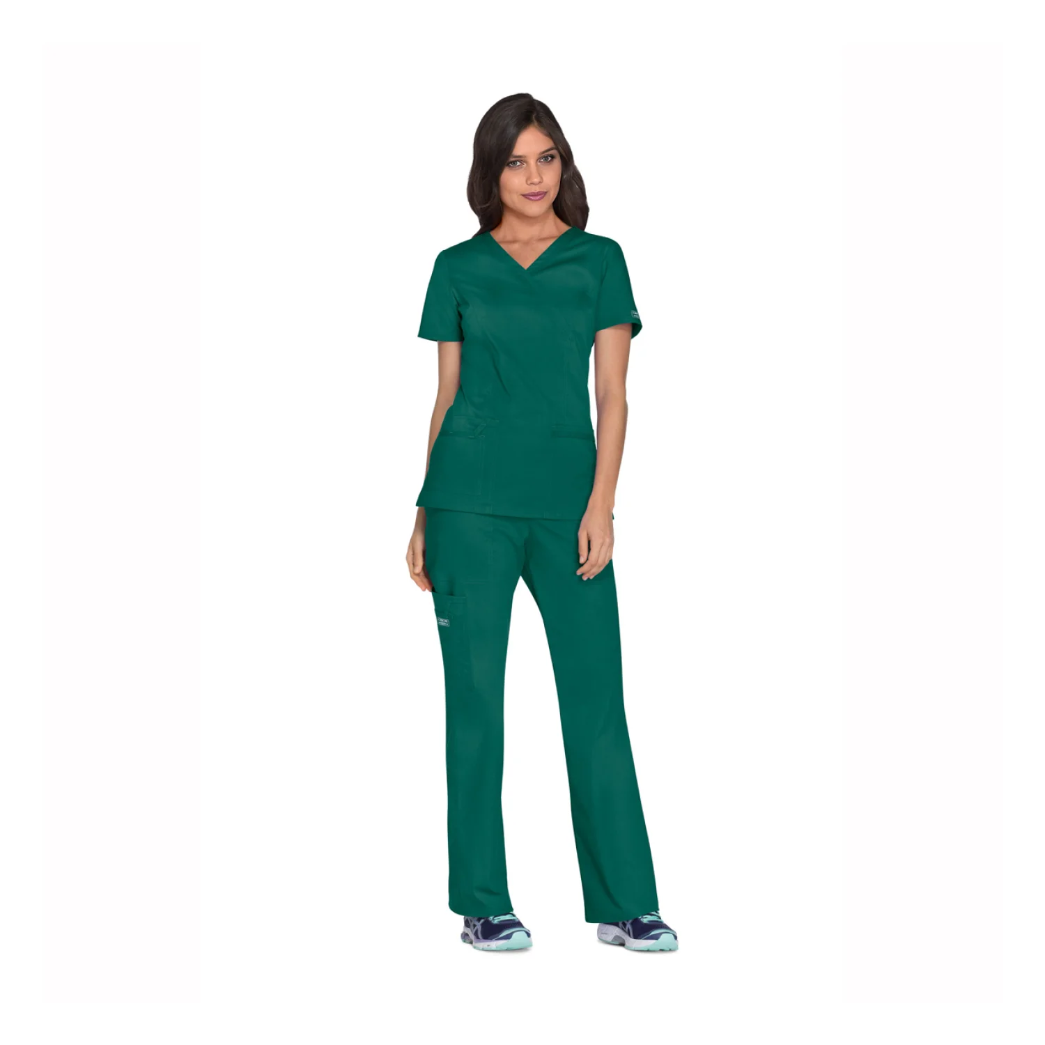 Cherokee Women's blouse WWE4728 turquoise Dark green