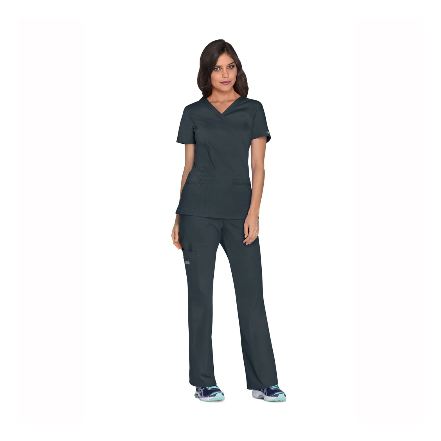 Cherokee Women's blouse WWE4728 turquoise Dark grey