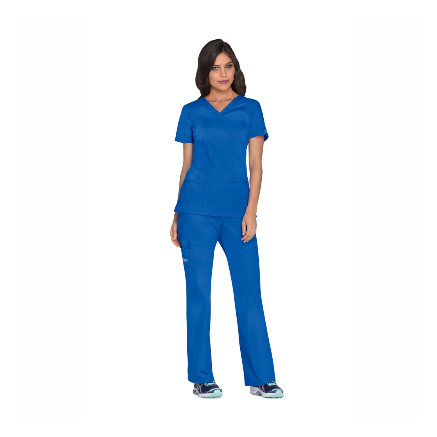 Cherokee Women's blouse WWE4728 turquoise Royal blue