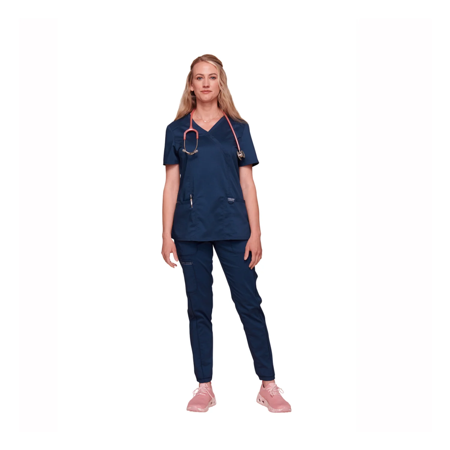 Cherokee Women's blouse WWE610 turquoise Navy
