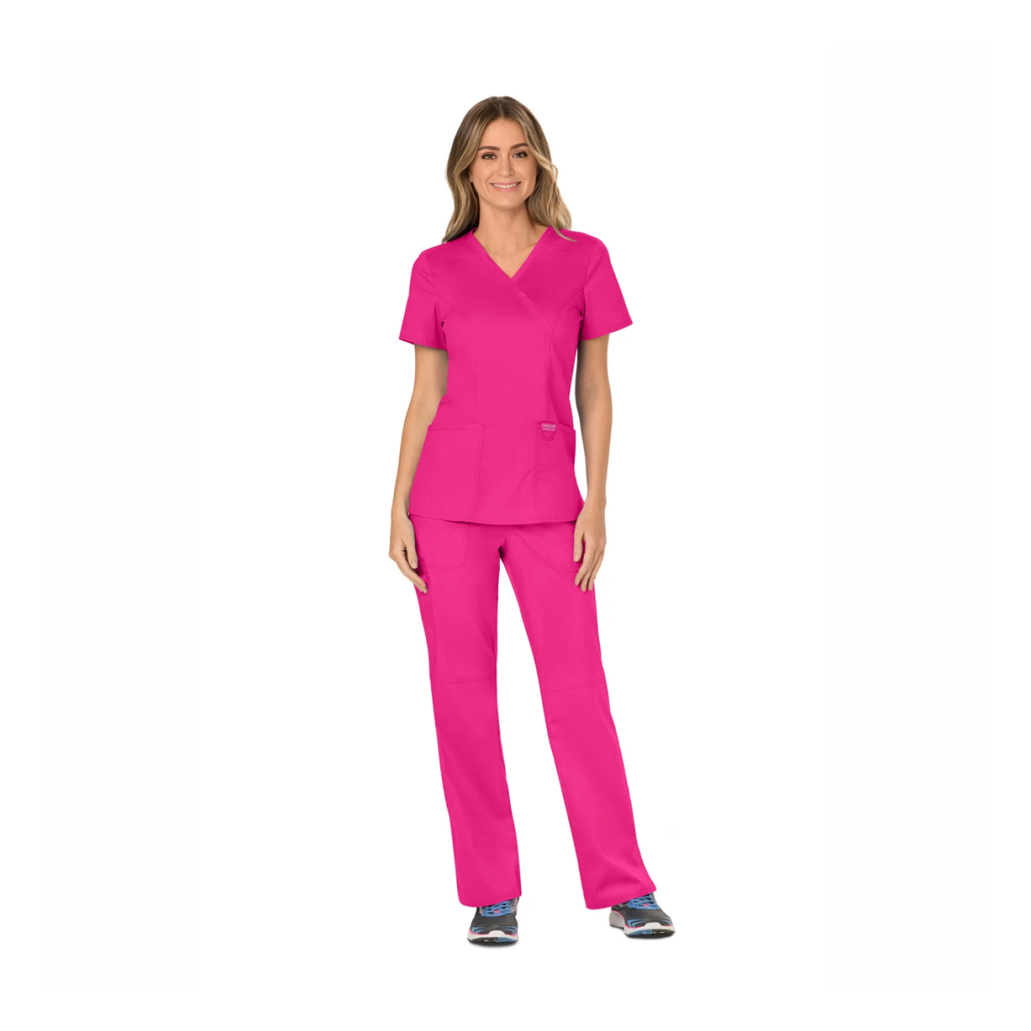 Cherokee Women's blouse WWE610 turquoise Pink