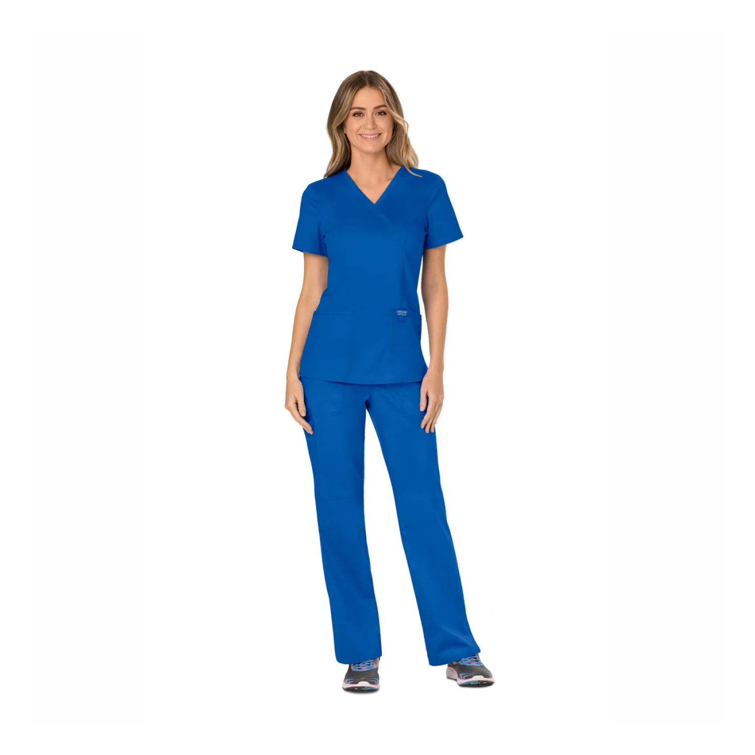Cherokee Women's blouse WWE610 turquoise Royal blue