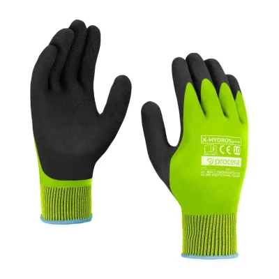 X-HYDROS Green dupla latex bevonatú védőkesztyű 