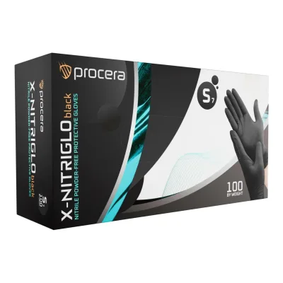 PROCERA X-nitriglo black fekete nitril kesztyű 100 db