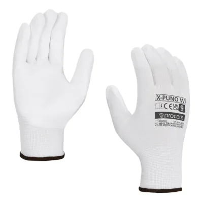 PROCERA PU bevonatú védőkesztyű X-PUNO WHITE