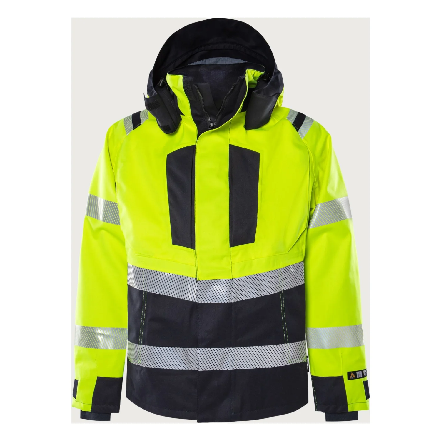 Fristads Flamestat high vis Airtech® héjdzseki class 3 4525 ATHR Hi-Vis sárga/matrózkék