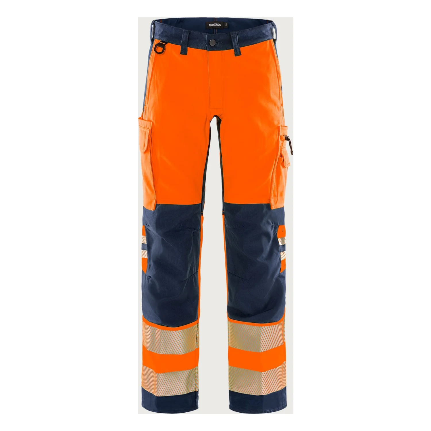 Fristads High vis sztreccs nadrág class 2 2712 PLU Hi-Vis narancssárga/matrózkék