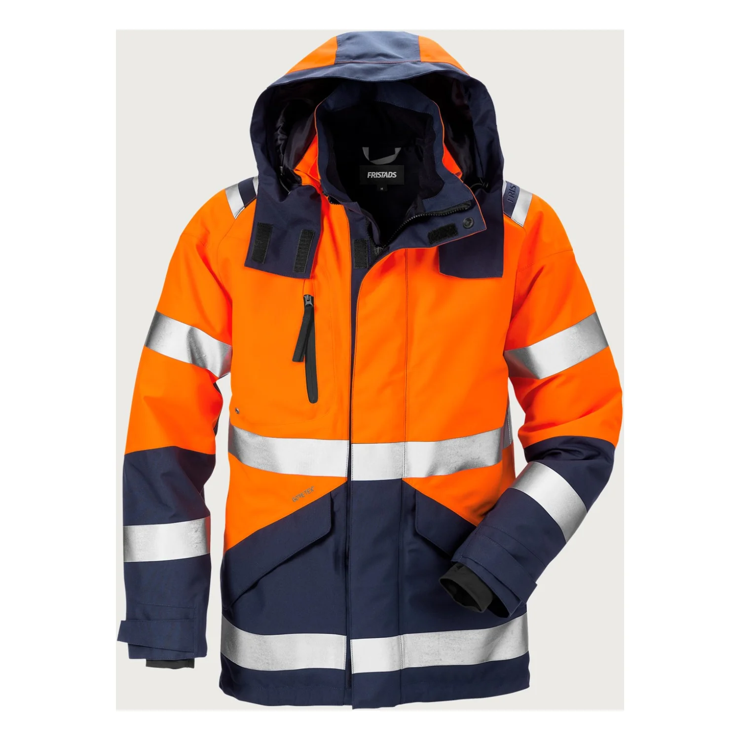 Fristads High vis GORE-TEX héjdzseki cl 3 4988 GXB Hi-Vis narancssárga/matrózkék