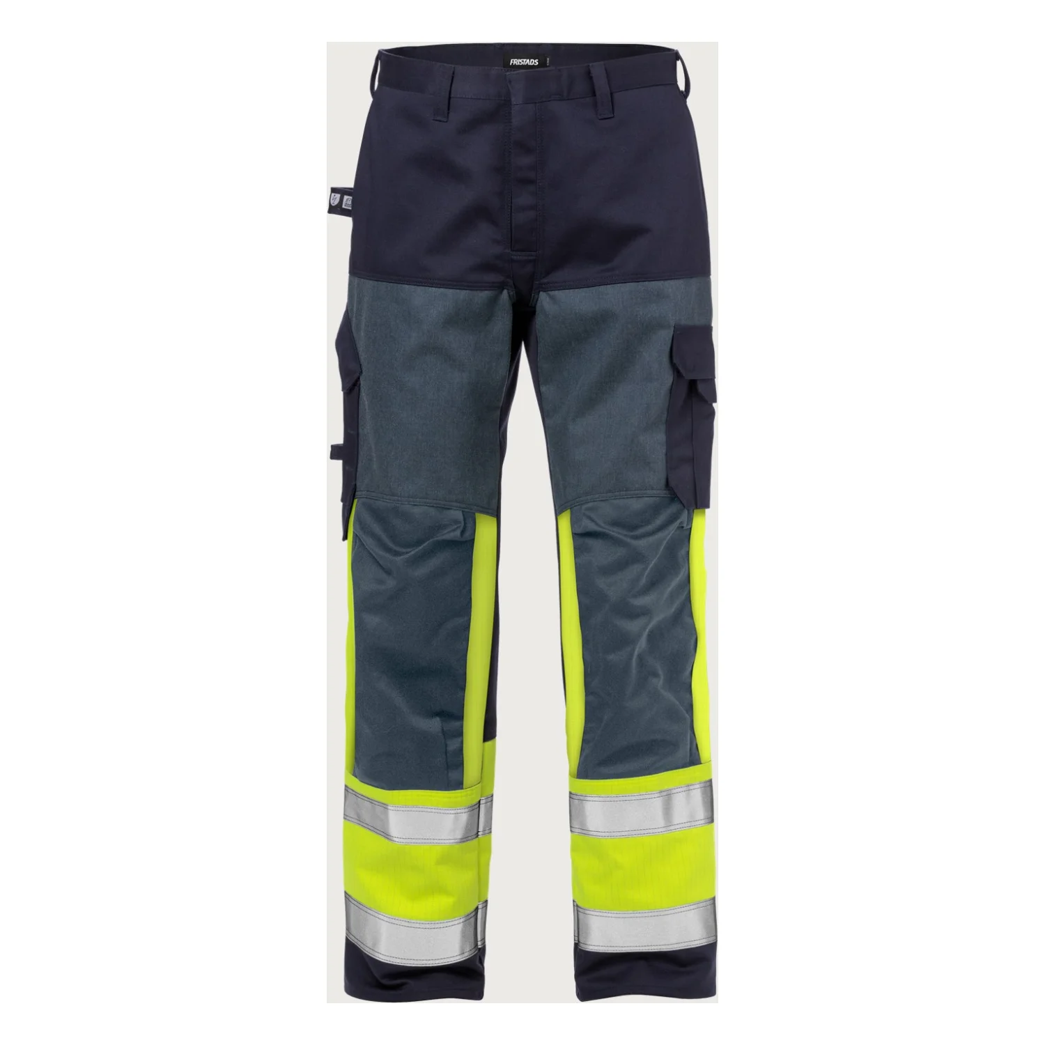 Fristads Flame high vis nadrág cl 1 2587 FLAM Hi-Vis sárga/matrózkék