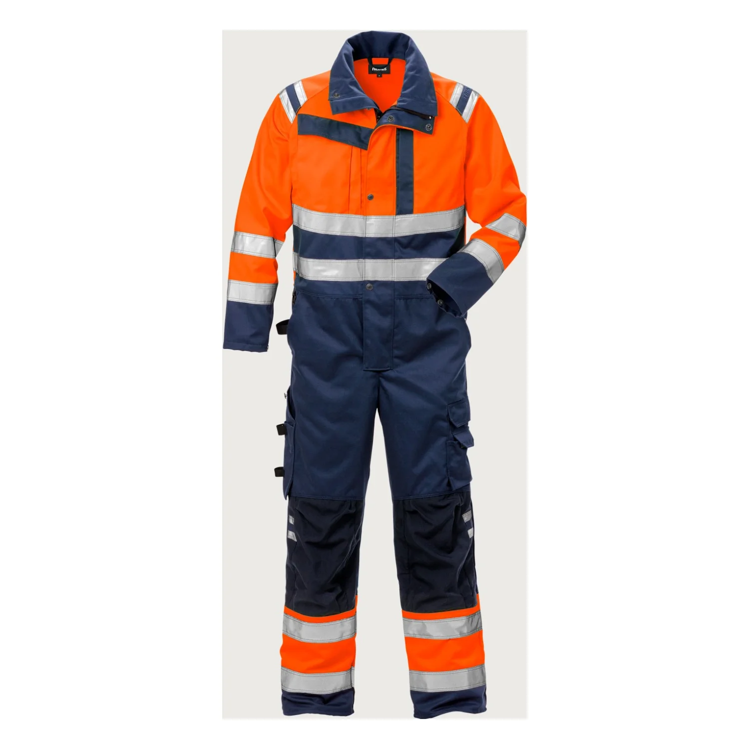Fristads High vis overall class 3 8026 GPLU Hi-Vis narancssárga/matrózkék