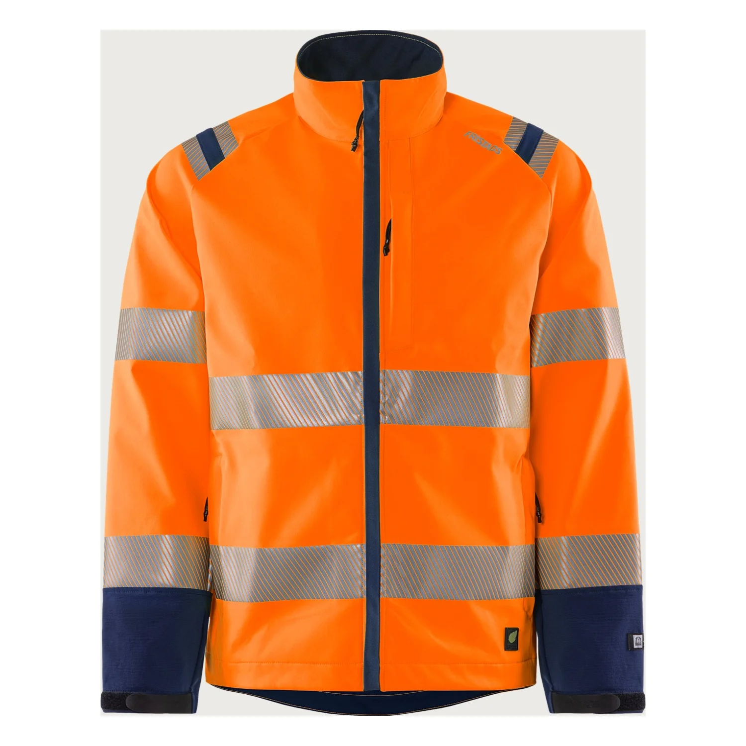 Fristads High vis Green sztreccs dzseki class 3 4647 GSTP Hi-Vis narancssárga/matrózkék