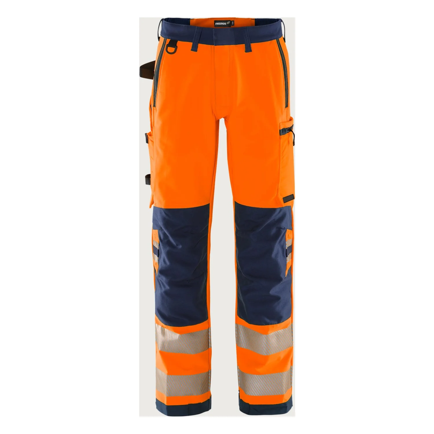 Fristads High vis Green sztreccs nadrág class 2 2645 GSTP Hi-Vis narancssárga/matrózkék